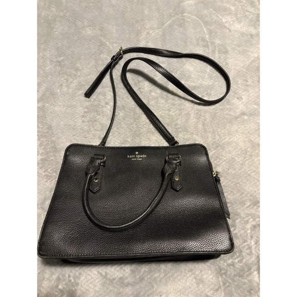 kate spade new york Handbags - Kate Spade New York Black Leather Strap Bag
